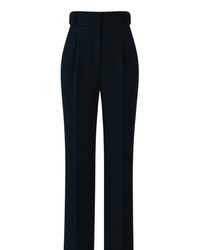 Olympe Hahnentritt-Hose, grün