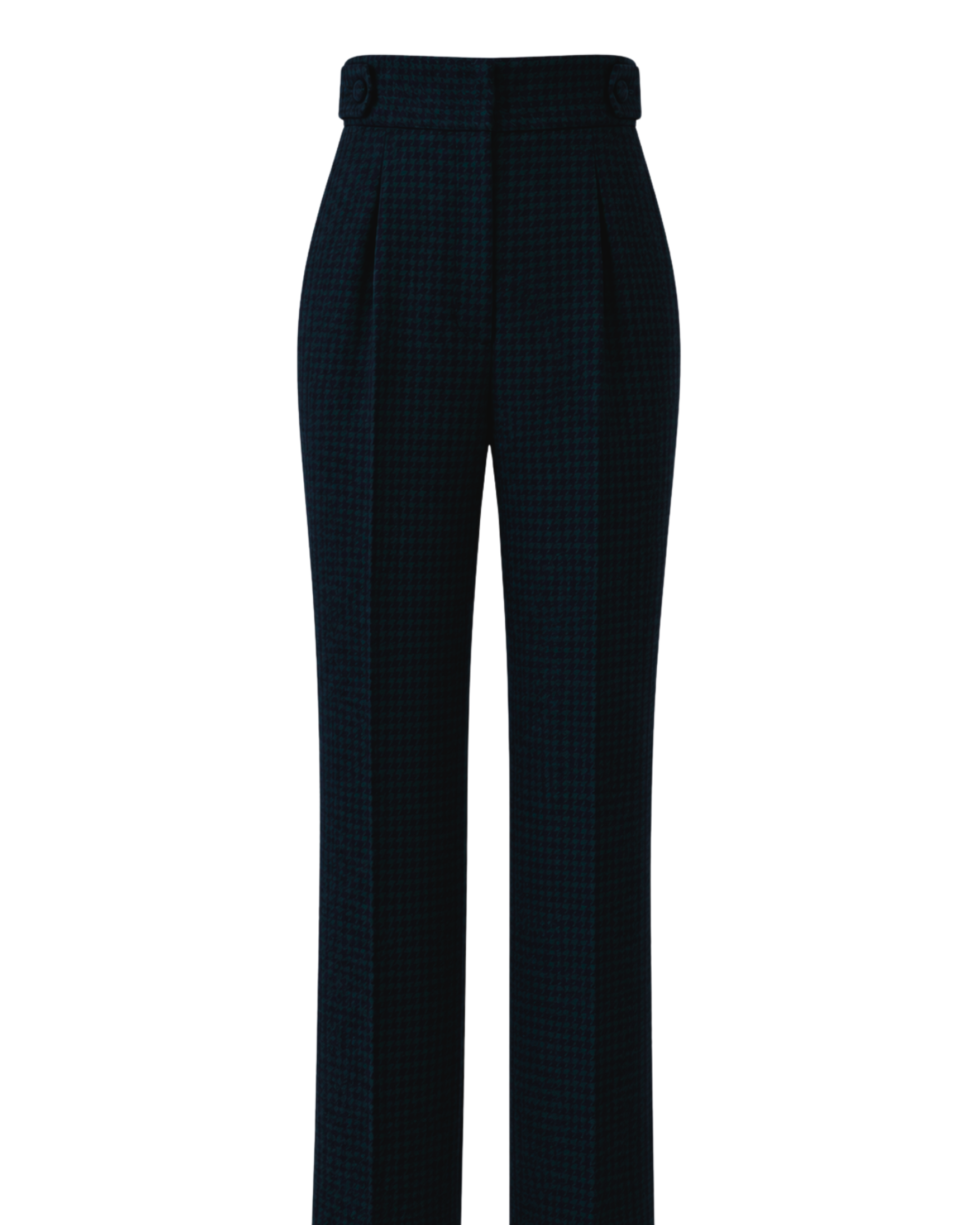 Olympe Hahnentritt-Hose, grün