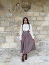 Academia Tartan Raspberry/Black Skirt