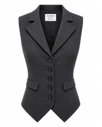 Peaky grau/blau/schwarz karierte Jacke