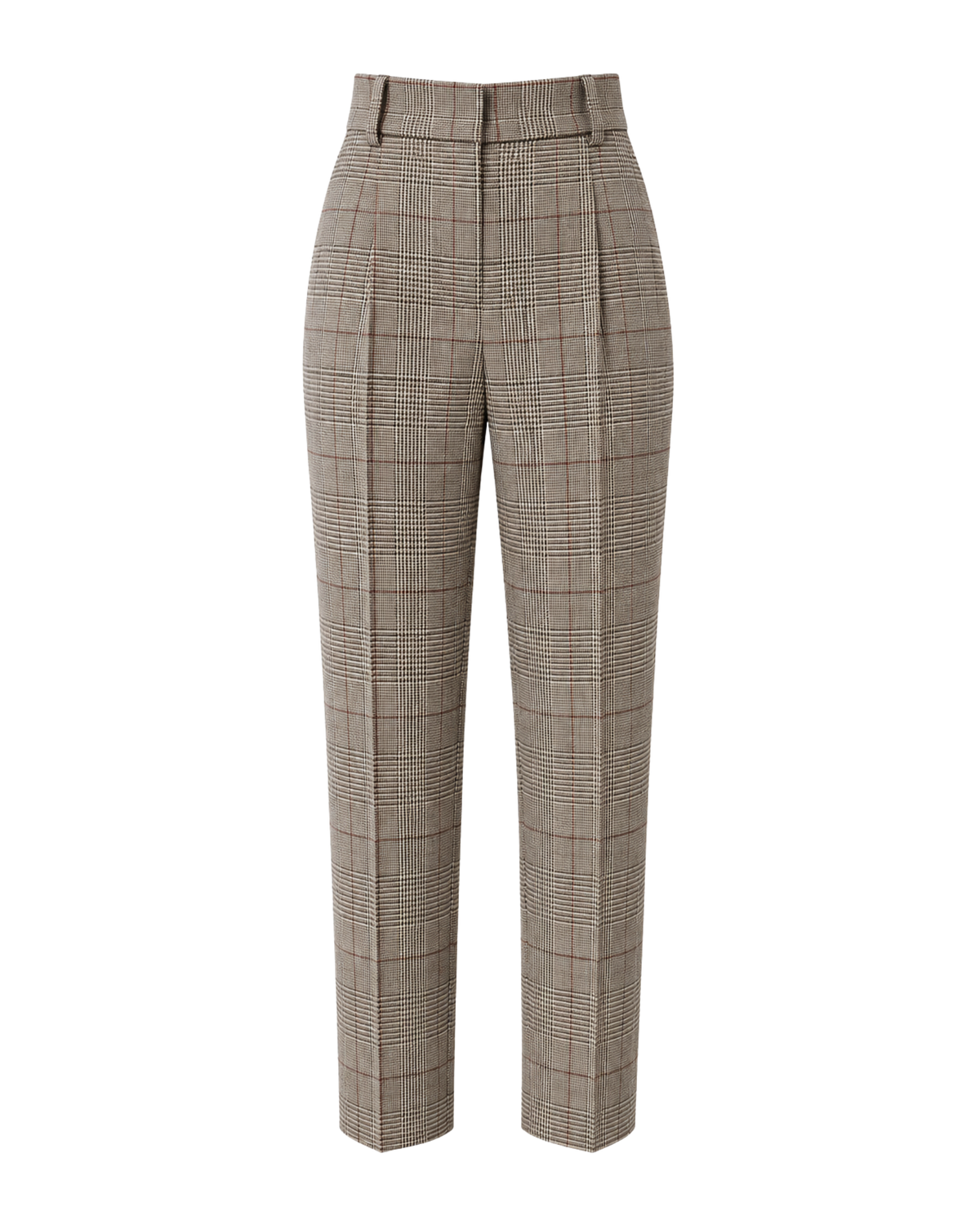 Peaky Prince of Wales Hose Schwarz/Weiß/Burgund