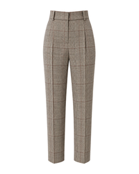 Peaky Prince of Wales Hose Schwarz/Weiß/Burgund