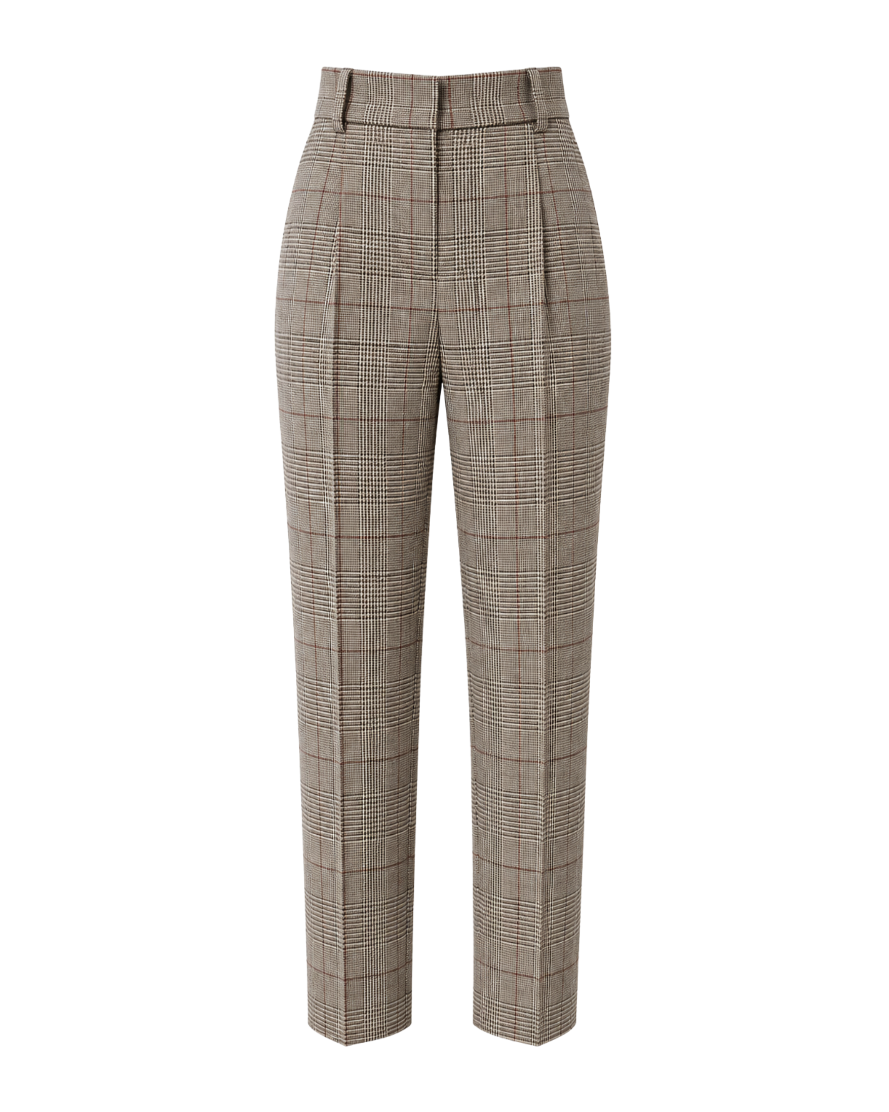 Peaky Prince of Wales Hose Schwarz/Weiß/Burgund