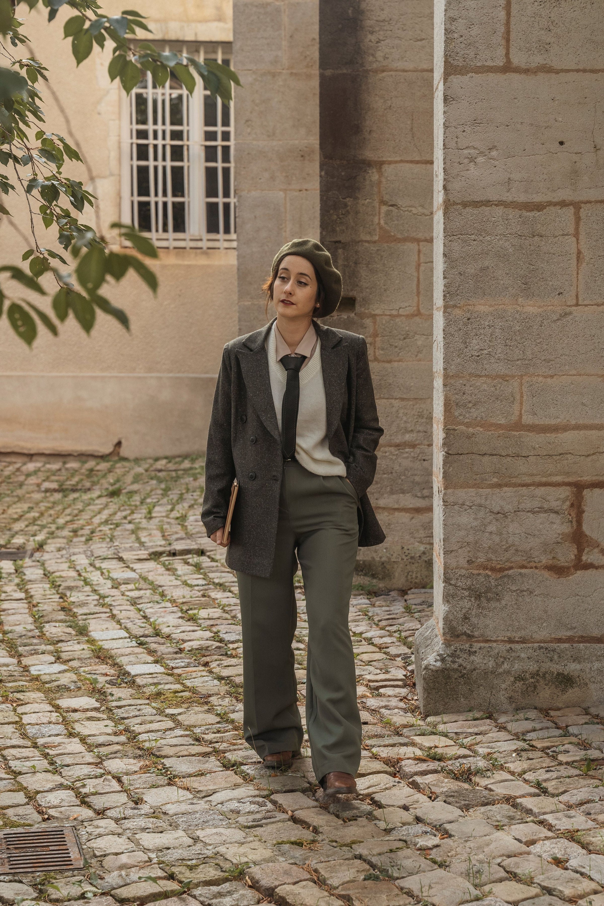 Pantalon Leonie Kaki