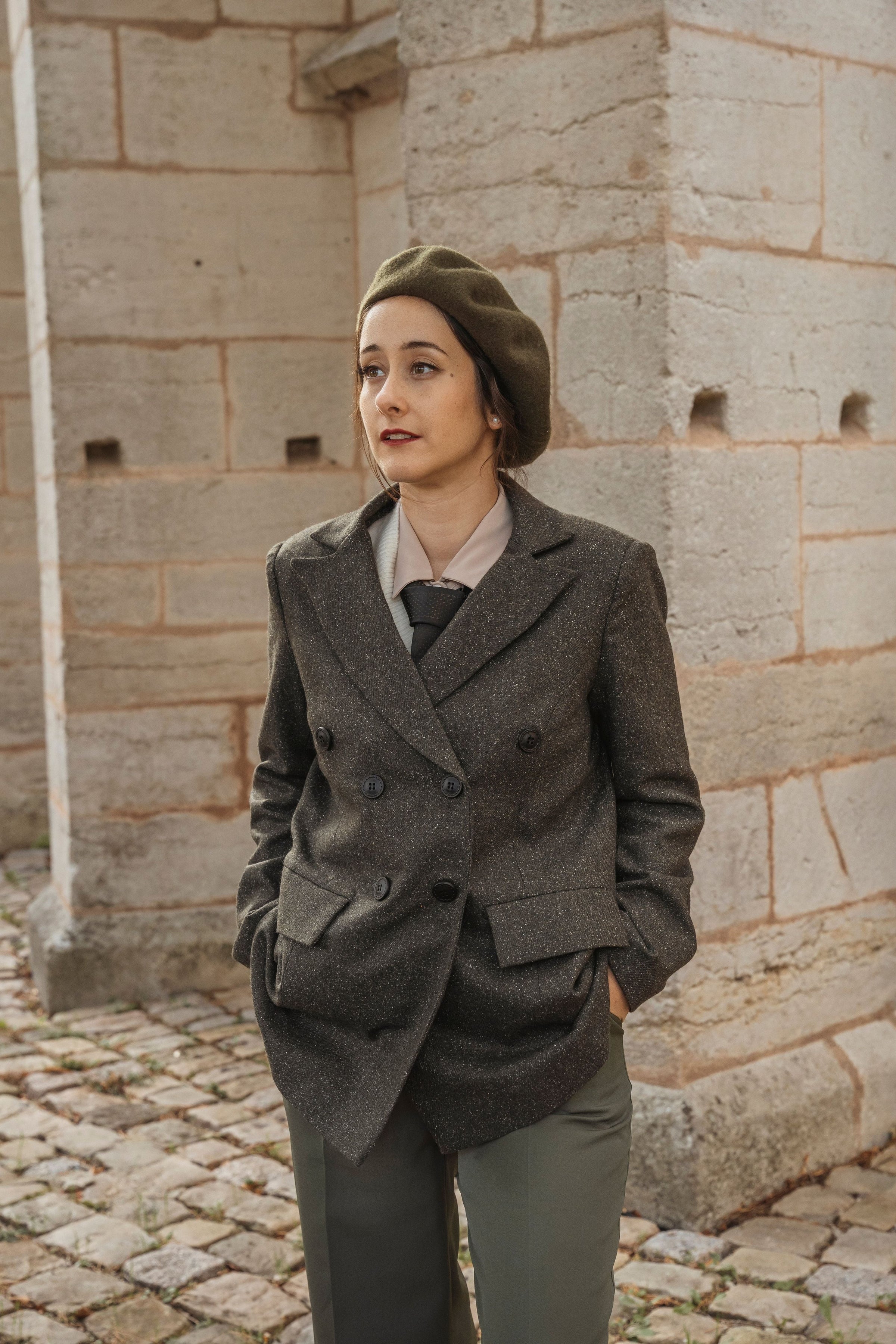 Pantalon Leonie Kaki