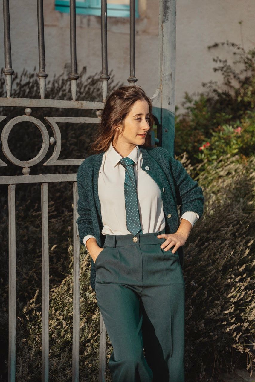 Pantalon Leonie Vert Sapin