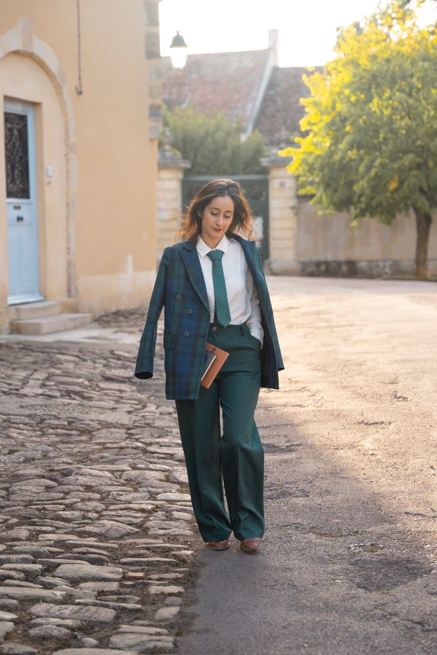 Pantalon Leonie Vert Sapin