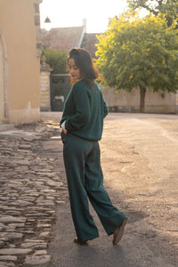 Pantalon Leonie Vert Sapin