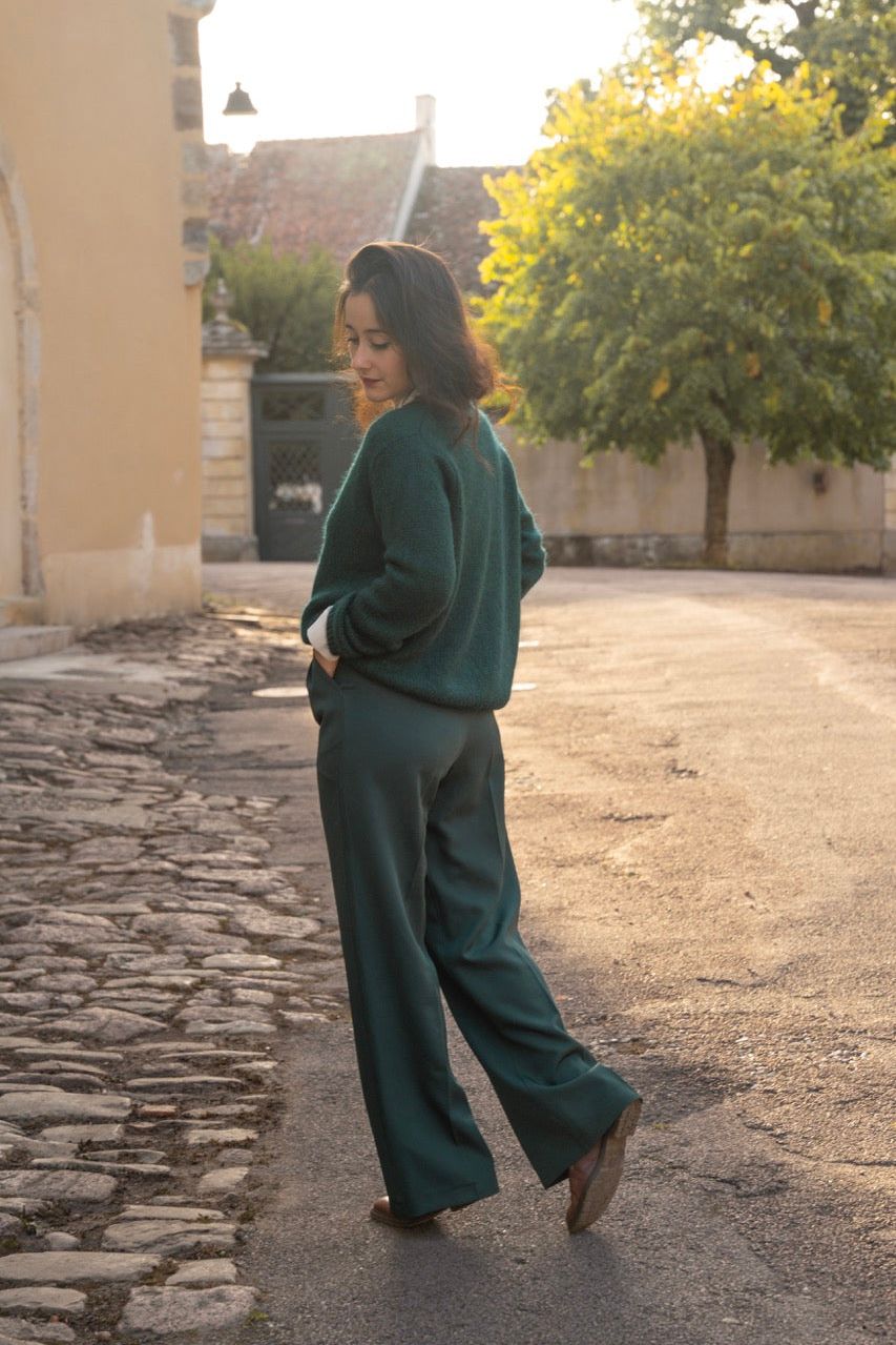 Pantalon Leonie Vert Sapin