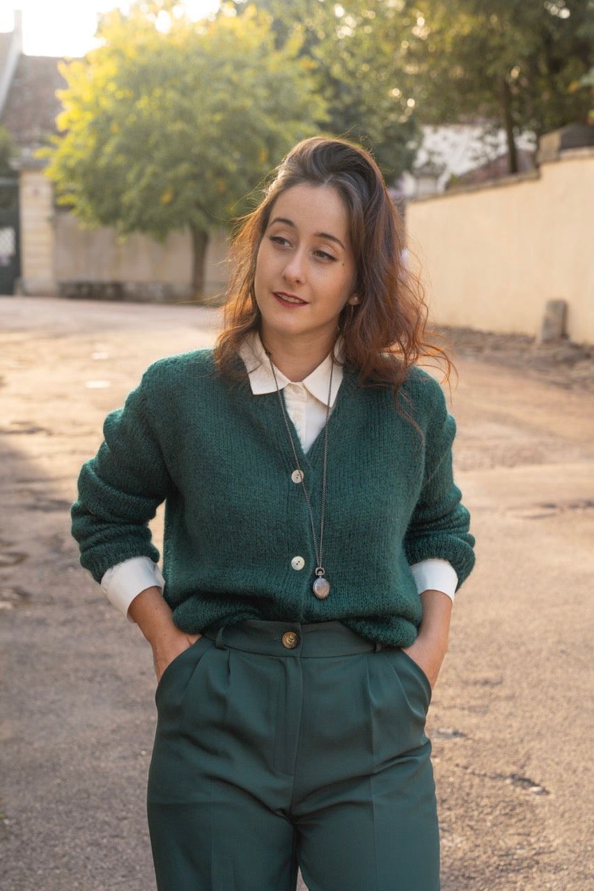 Pantalon Leonie Vert Sapin