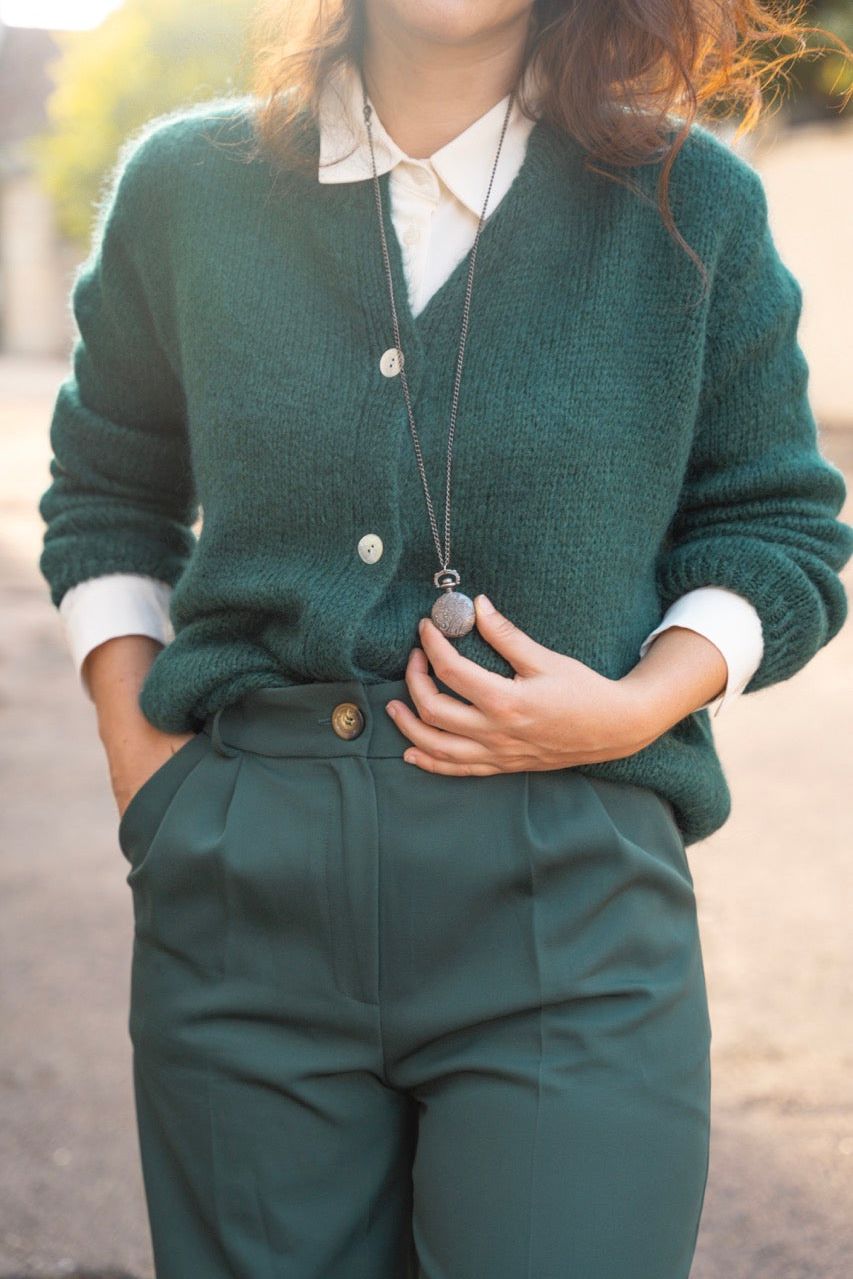 Pantalon Leonie Vert Sapin