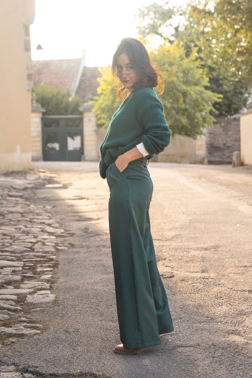Pantalon Leonie Vert Sapin