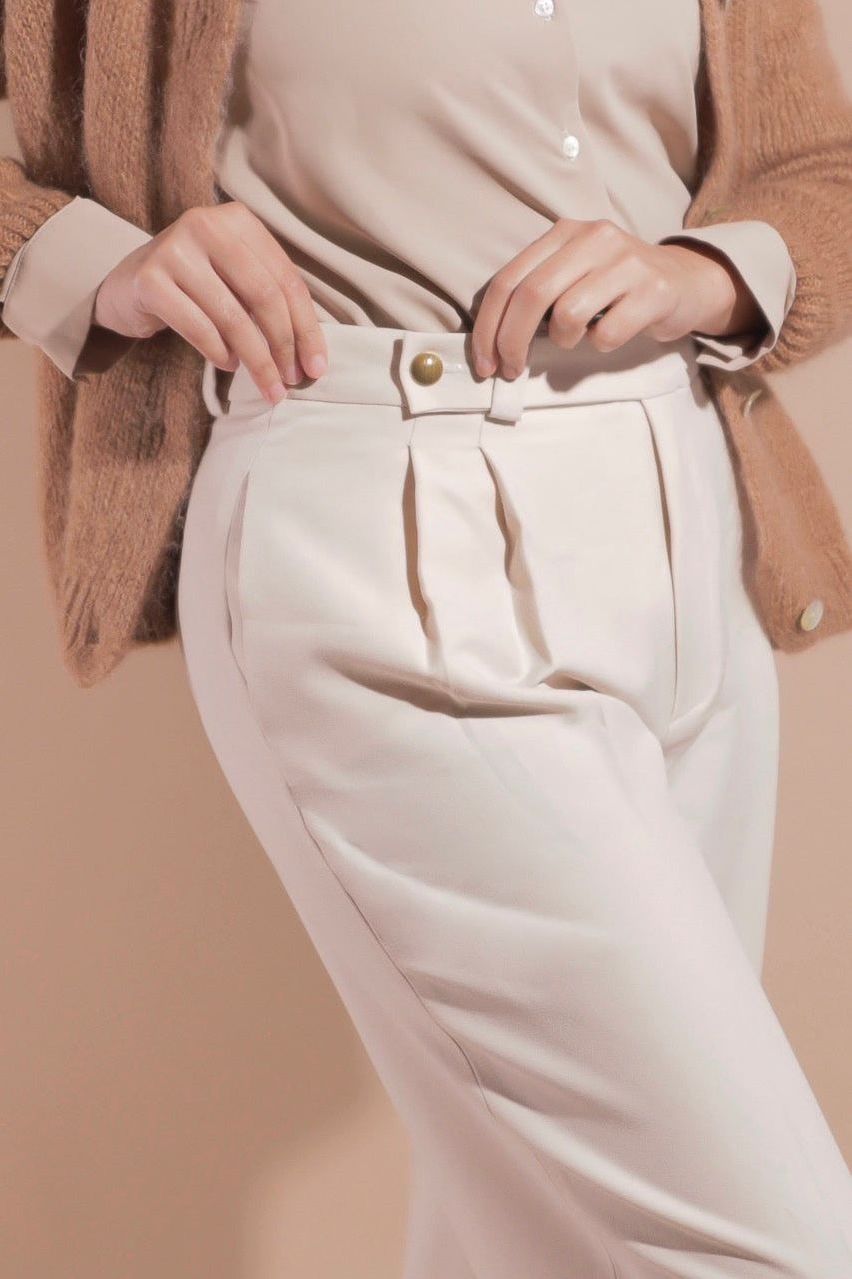 Constance Ivory Trousers