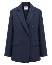 Veste Peaky Bleue Texturée