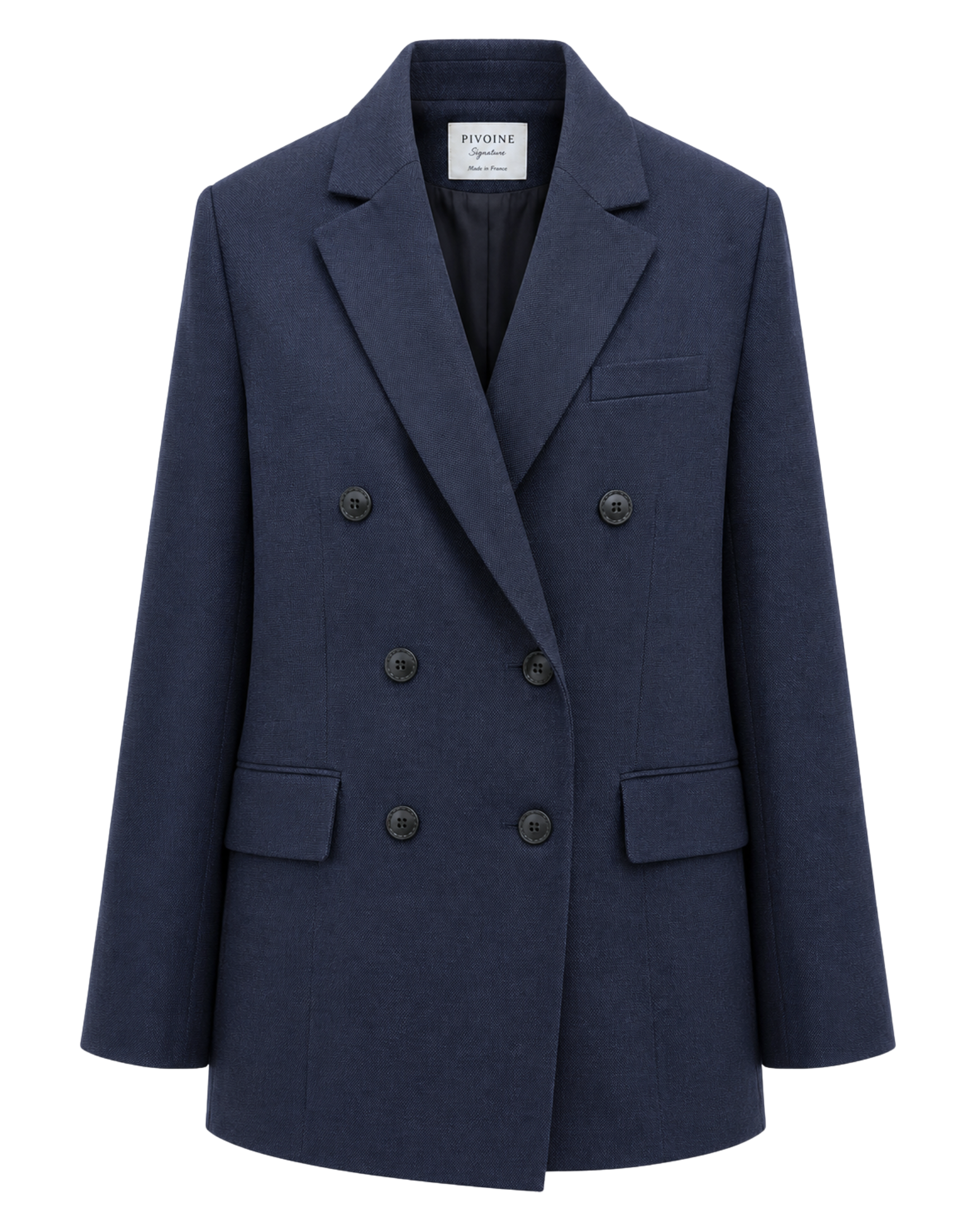 Veste Peaky Bleue Texturée