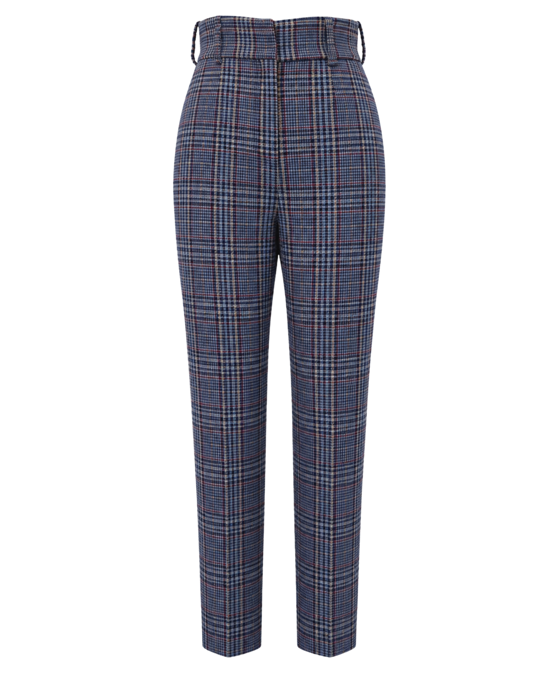 Pantalon Peaky Carreaux Bleu/Gris/Bordeaux
