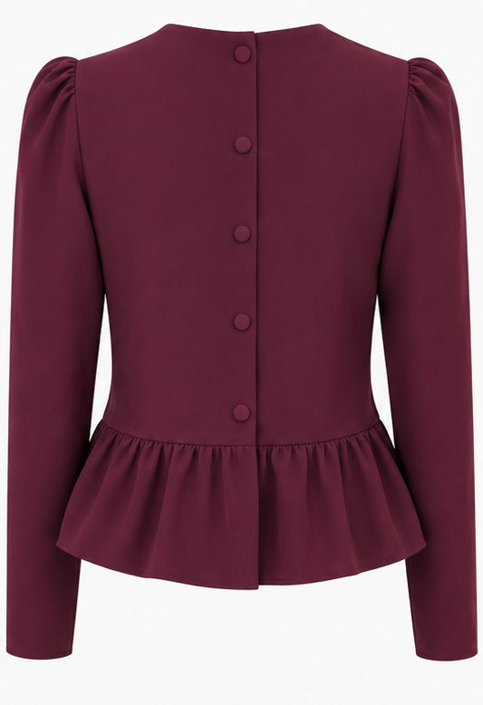 Blouse Alba Bordeaux
