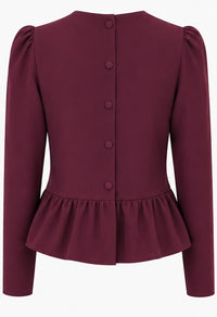 Blouse Alba Bordeaux