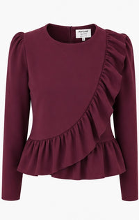 Blouse Alba Bordeaux