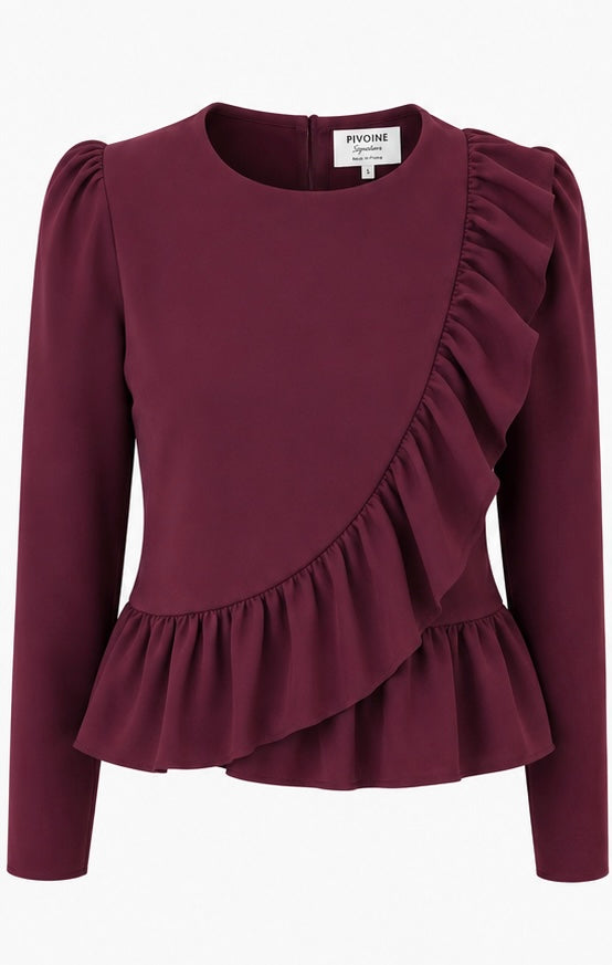 Blouse Alba Bordeaux