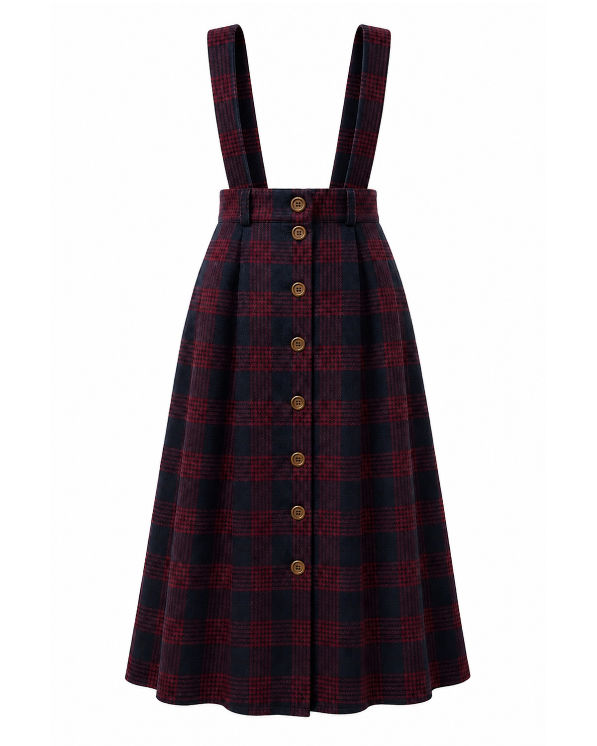 Jupe Benedicte Bleu Marine/Bordeaux
