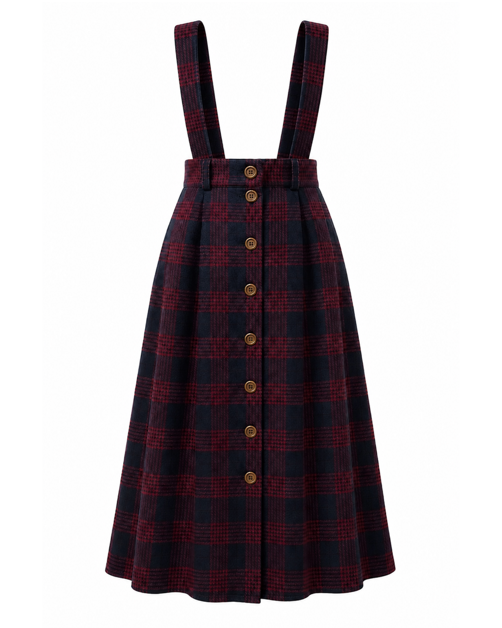 Jupe Benedicte Bleu Marine/Bordeaux
