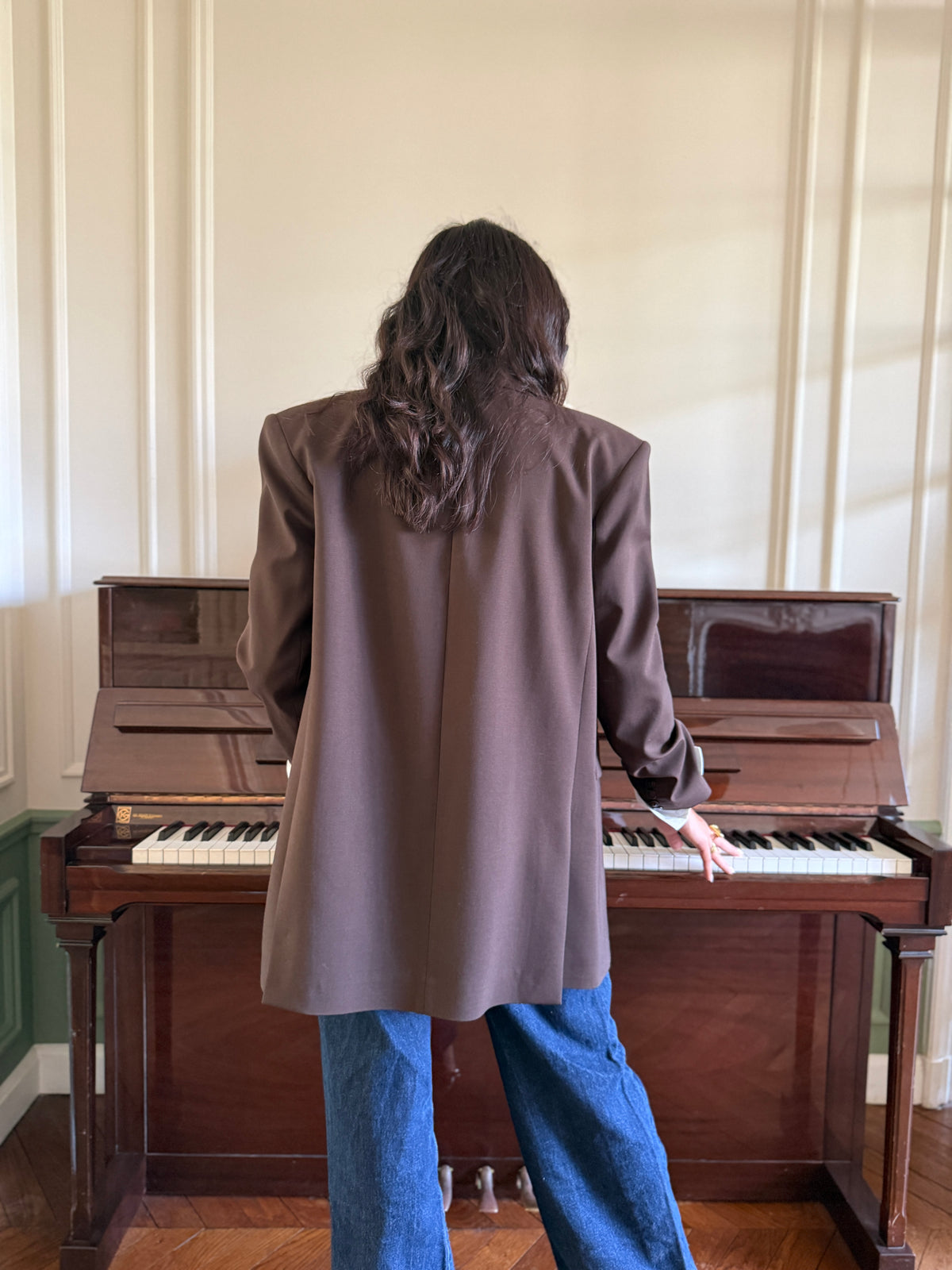 Veste Tailoring Marron
