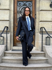 Pantalon Tailoring Bleu Marine