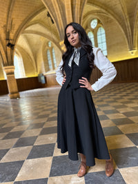 Textured Academia Skirt