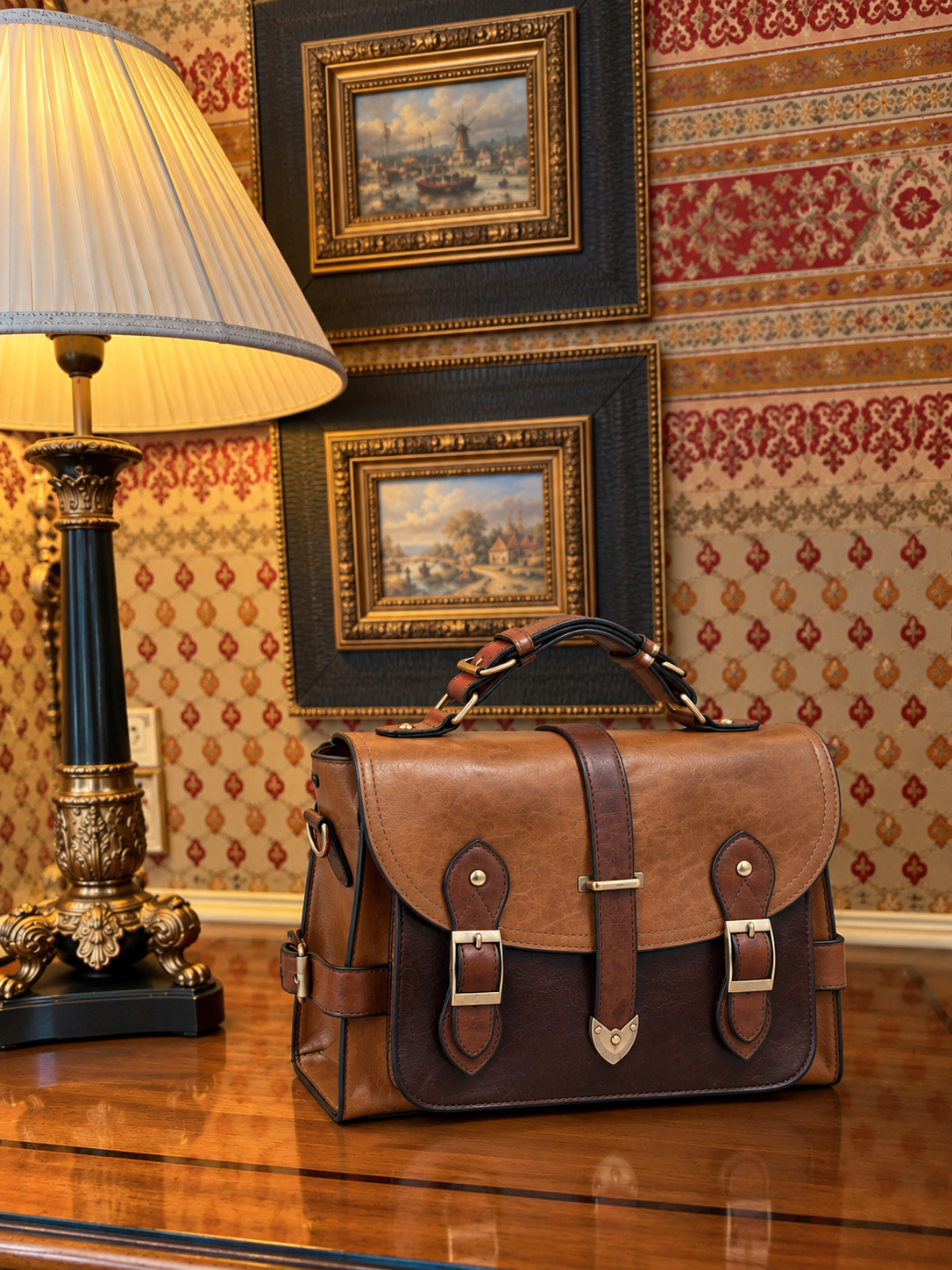 Sac cartable Paddington Moutarde