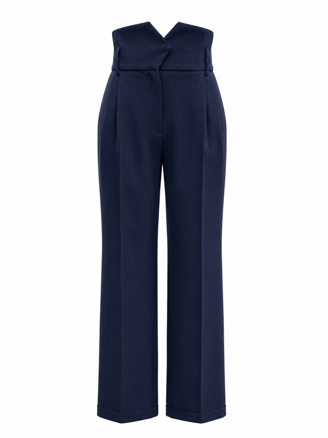 Marineblaue Hose aus den 80er Jahren