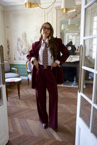 Pantalon Tailoring Bordeaux