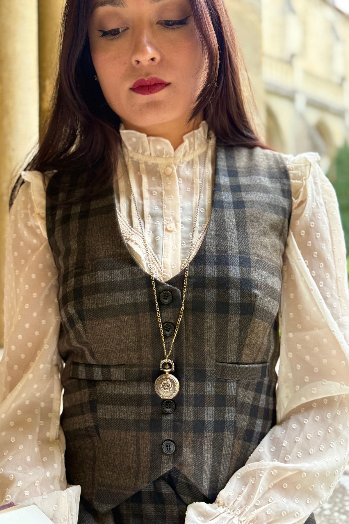 Green Textured Peaky Jacket