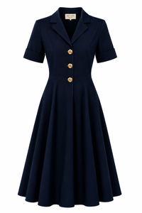 Robe Lara Bleu Marine