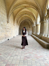 Academia Tartan Burgundy Skirt