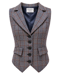Veston Peaky Carreaux Bleu/Gris/Bordeaux