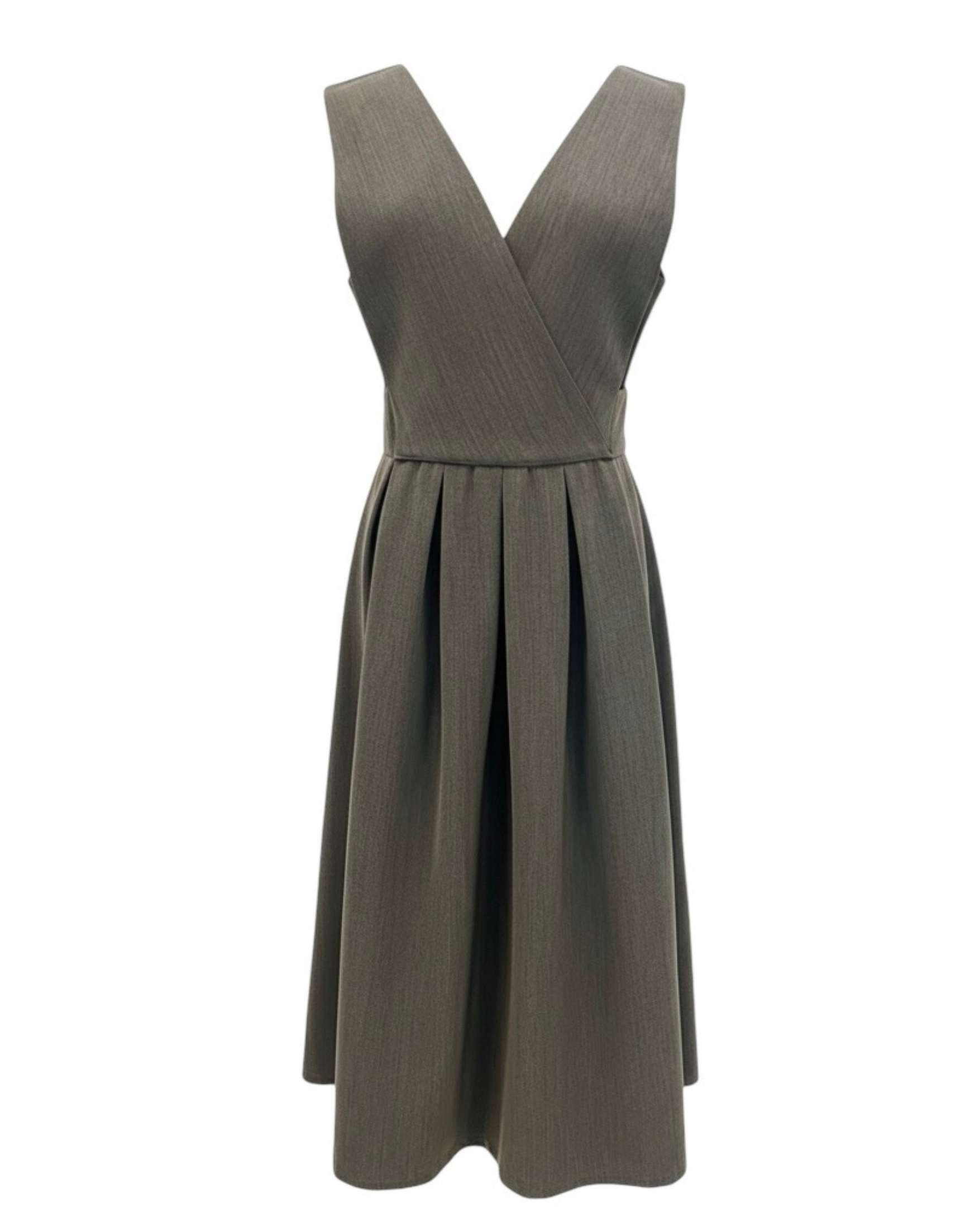 Robe Charlotte Kaki
