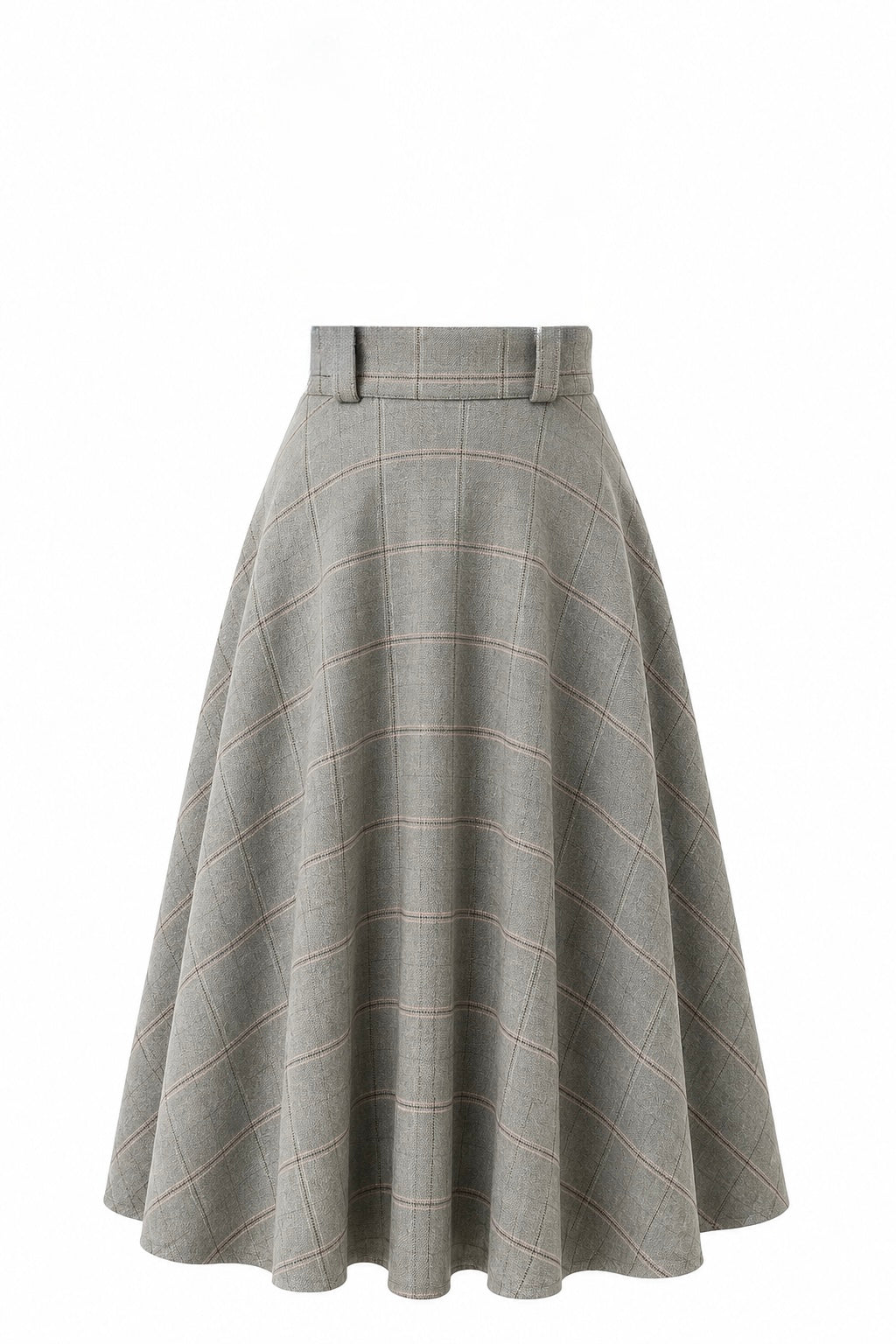 Jupe Academia Carreaux Gris/ Bordeaux