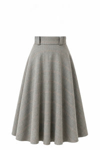 Jupe Academia Carreaux Gris/ Bordeaux