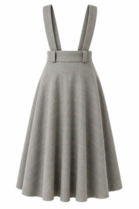 Jupe Academia Carreaux Gris/ Bordeaux