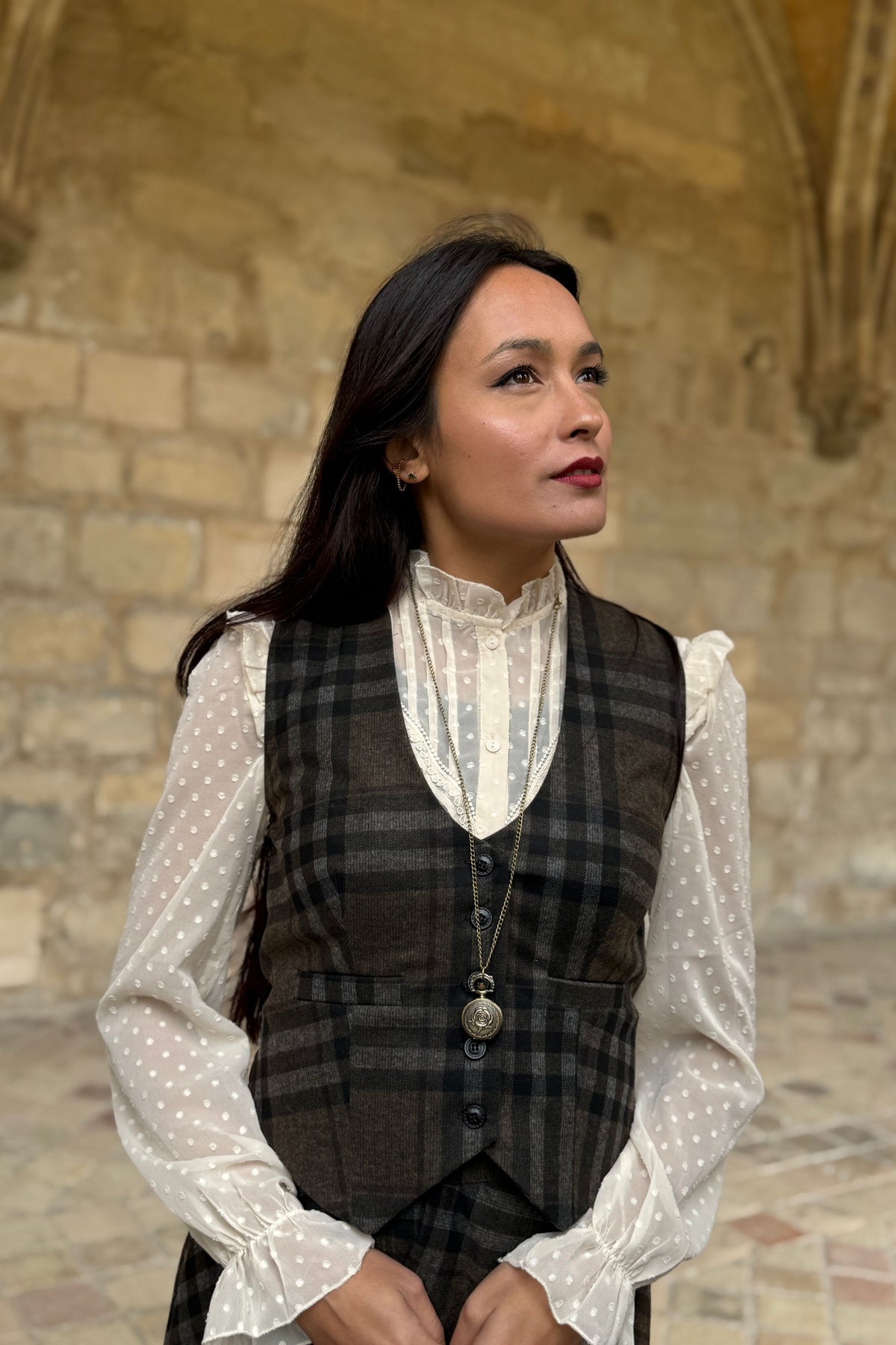 Green Textured Peaky Jacket