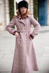 Manteau Prince de Galles Bordeaux