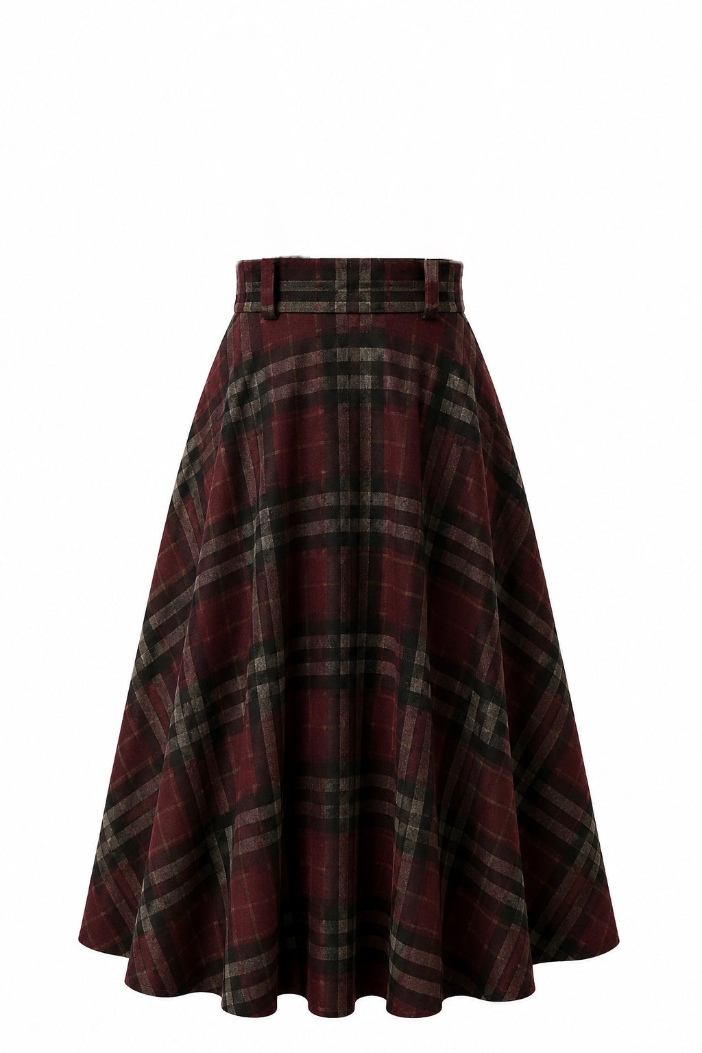 Jupe Academia Tartan Bordeaux