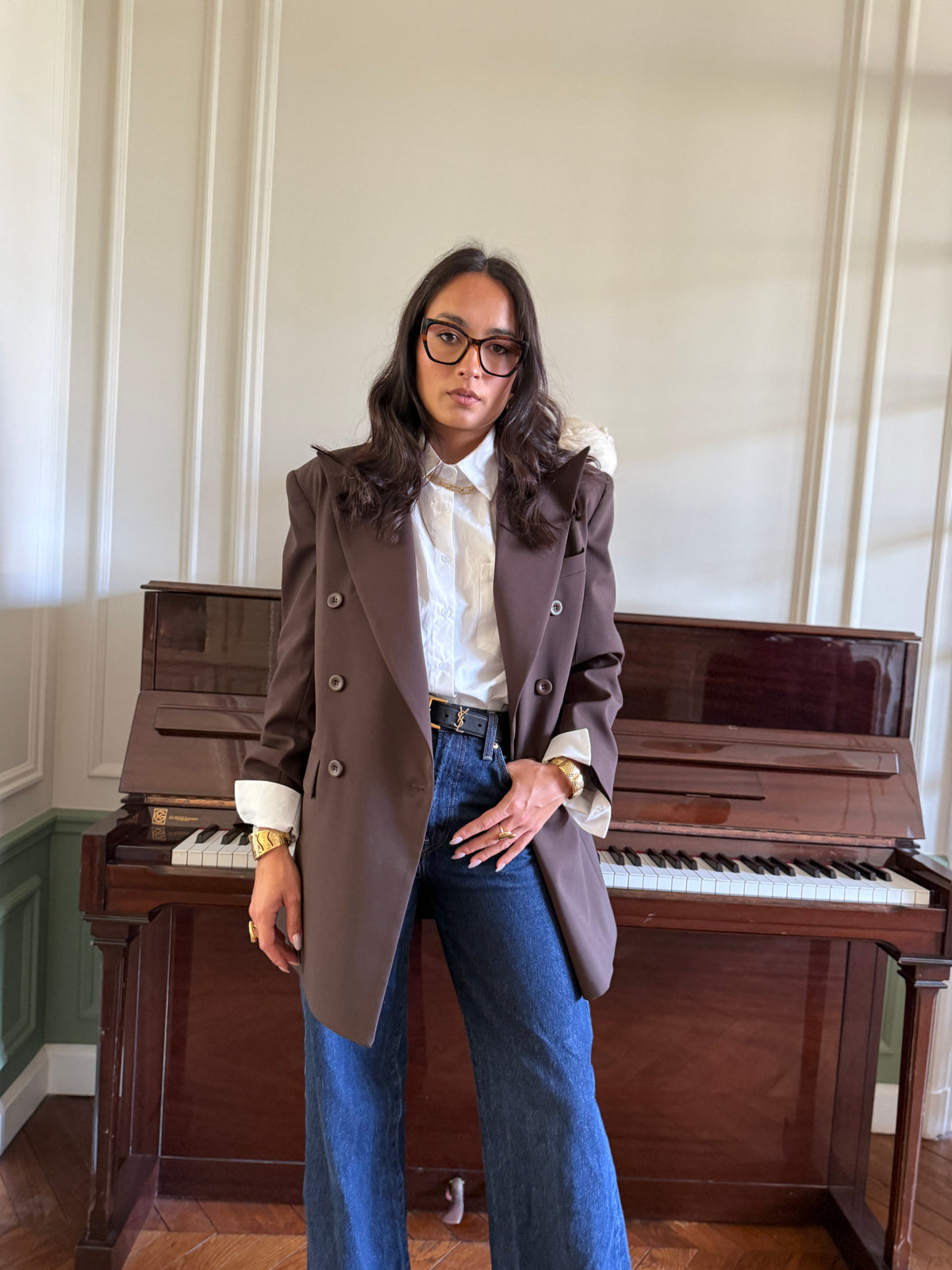 Veste Tailoring Marron