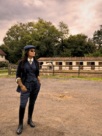 Veste Paddington Carreaux Bleu/ Camel