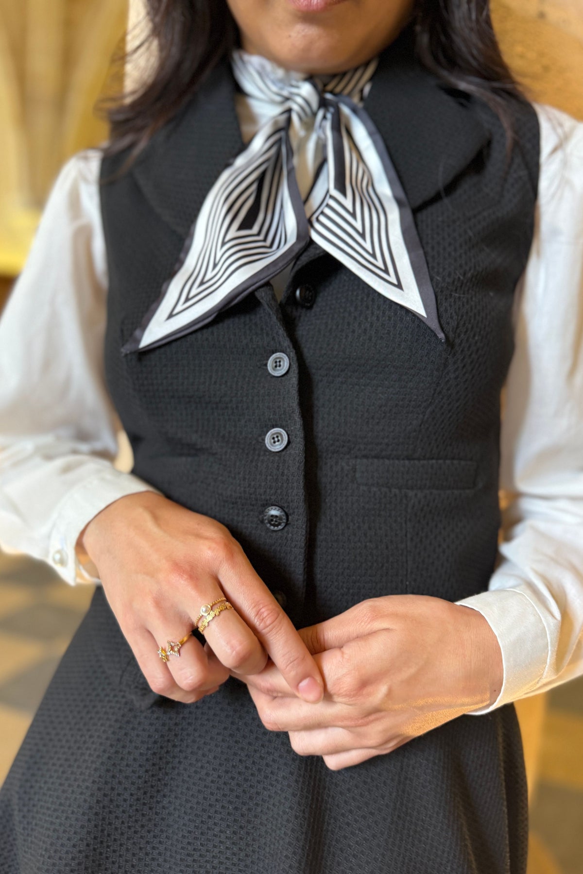 Green Textured Peaky Jacket