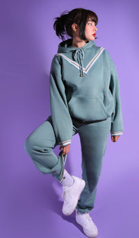 Sweatshirt 80S Vert Sauge