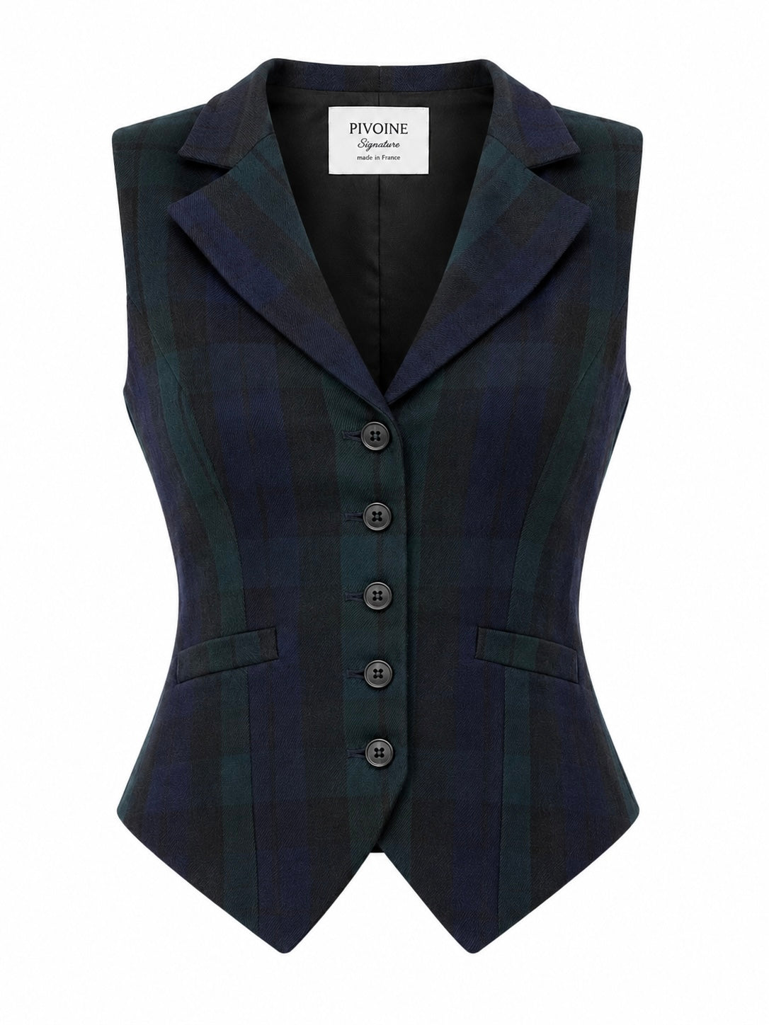 Veston Peaky Tartan Vert