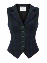 Veston Peaky Tartan Vert