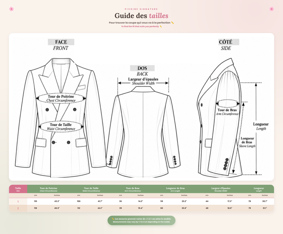 Veste Tailoring Bordeaux